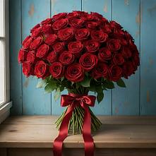 Букет Красные розы Блэк Меджик в Мисайлово