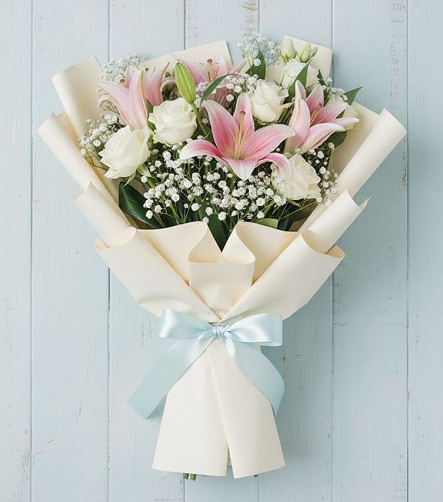 Букет цветов из: Лилии в Мисайлово