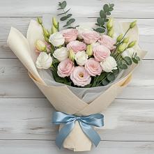 Букет цветов из:  Лизиантусы в Мисайлово