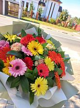 Букет цветов из:  Герберы #REPLACE_PRED# Мисайлово