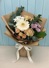 Букет цветов из:  Герберы и Хризантемы в Мисайлово
