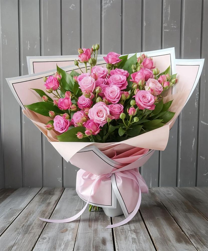 Букет Розовый кустик в Мисайлово