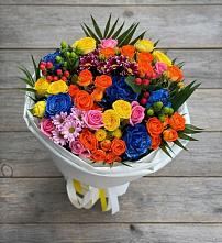 Букет цветов из:  Розы и Хризантемы в Мисайлово