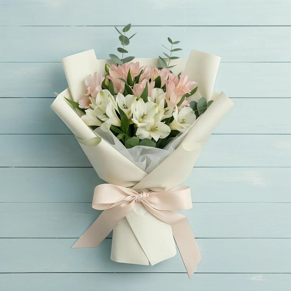 Букет цветов из: Альстромерии в Мисайлово