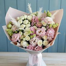 Букет цветов из:  Альстромерии и Розы в Мисайлово