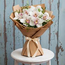 Букет цветов из:  Орхидеи и Розы в Мисайлово